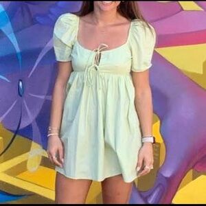 Green Abercrombie Mini Dress